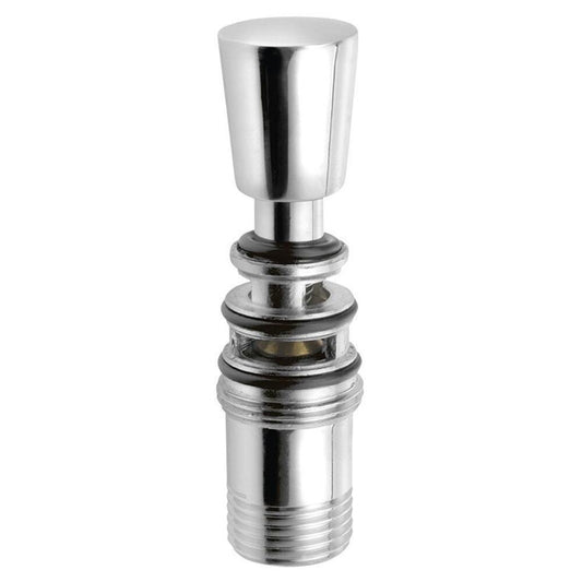 Umsteller mit Stellknopf für Wannen-Armatur, Chrom