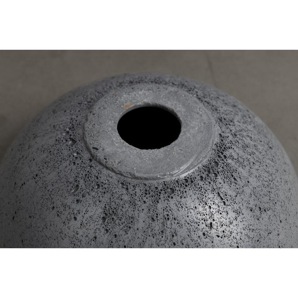 MINOR Betonwaschbecken zum Aufsetzen, Durchmesser 26cm, Grau matt