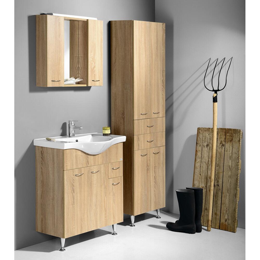 KERAMIA FRESH Unterschrank74,5x74x34,7cm, Eiche Hell