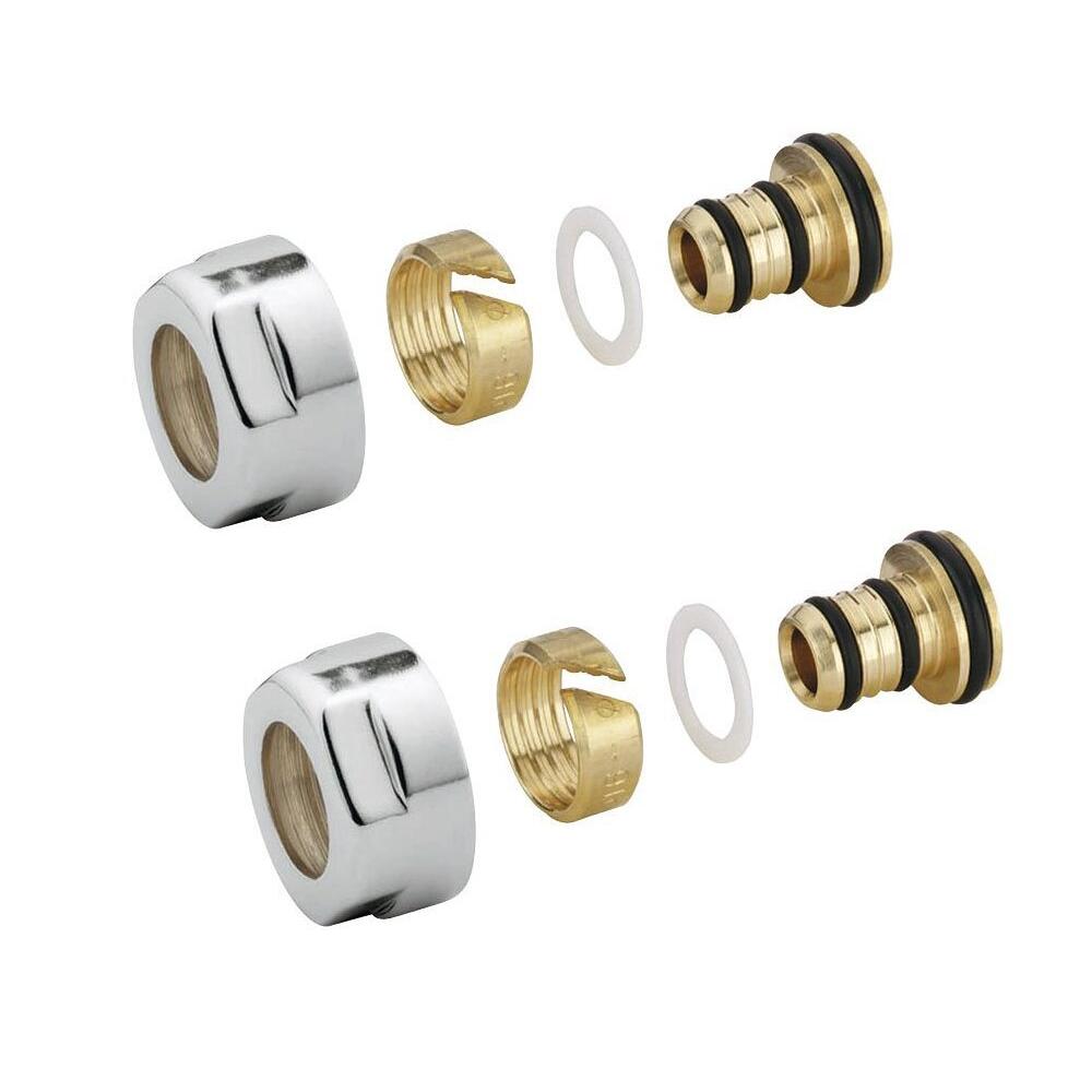 Alupex-Klemmverschraubung 16mm, Edelstahl matt