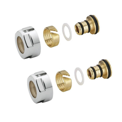 Alupex-Klemmverschraubung 16mm, Edelstahl matt