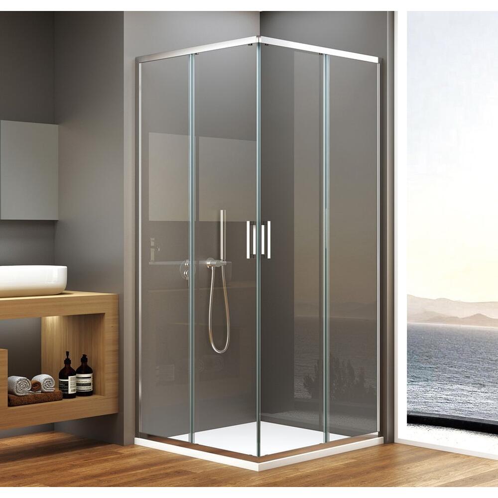 BORG Duschabtrennung Quadrat 900x900x1950 mm