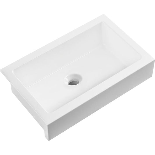 ARYA Keramikspüle 86x55,5cm, Weiß