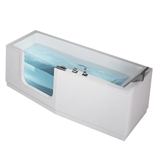 ELEGANZ  Badewanne mit Tür/Seniorenbadewanne 180x75/80cm  Ausführung Links