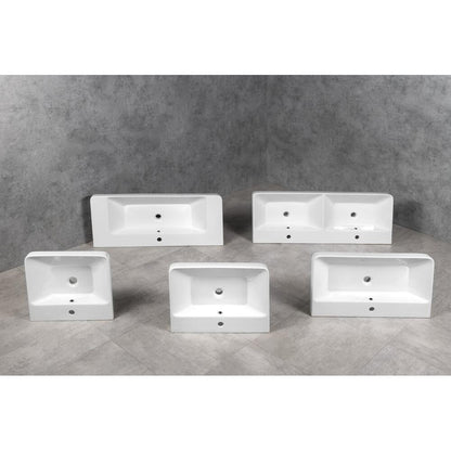 THALIE 60 Keramik-Waschtisch 60x46cm, weiss