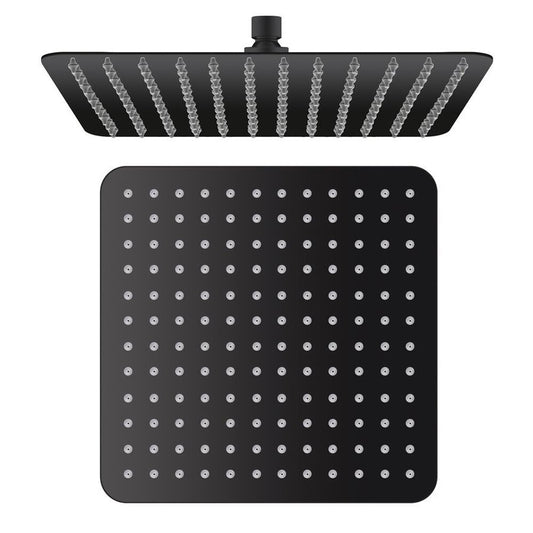 SLIM Kopfbrause, 300x300mm, Schwarz matt