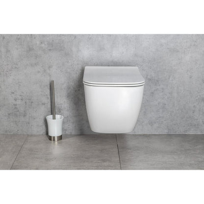 VEA Hänge-WC, spülrandlos, 34,5x52cm, weiß