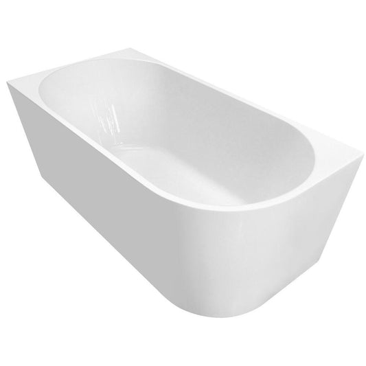 TIBERA L Eckbadewanne 150x75cm, Weiß