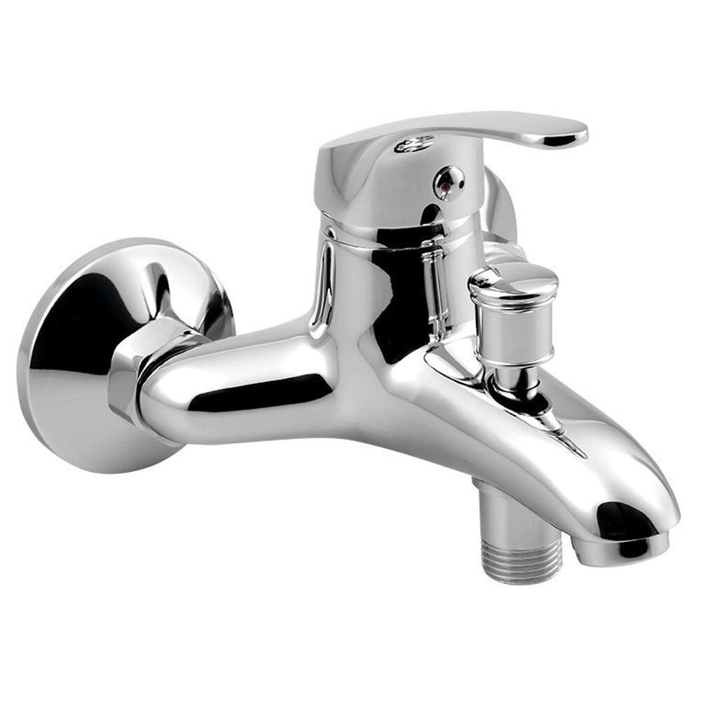 AQUALINE 35 Wannenarmatur für Wandmontage, 100mm Abstand, Chrom