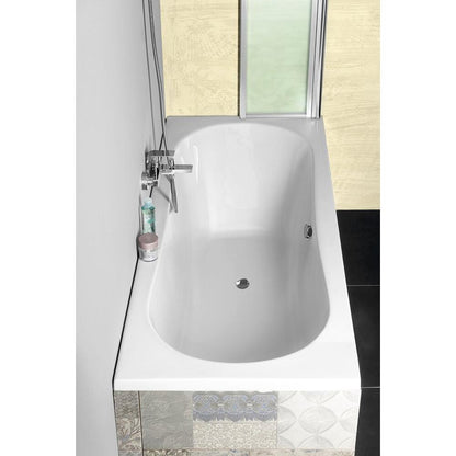JIZERA Badewanne 180x80x39cm ohne Füße, weiß