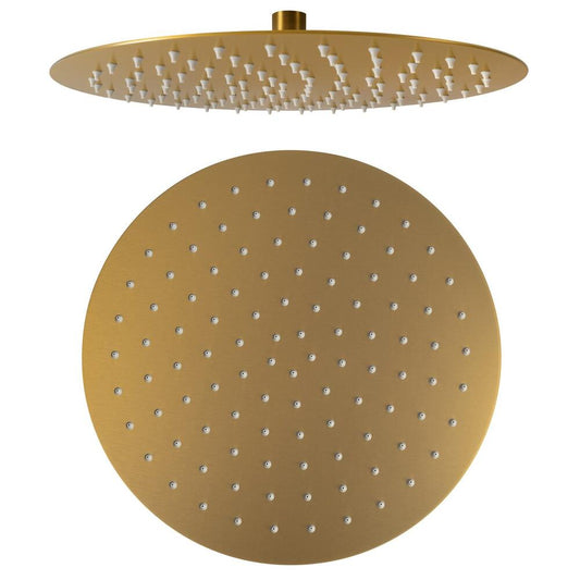 SLIM Kopfbrause, Durch. 300mm, Gold matt