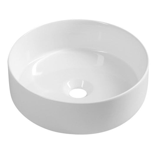 INFINITY ROUND Aufsatzwaschbecken, Durchmesser 36 cm, weiss