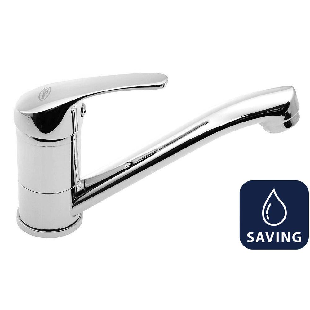 AQUALINE 35 Waschtischarmatur mit drehbarem Ablauf, WASSERSPAR-Kartusche, Chrom
