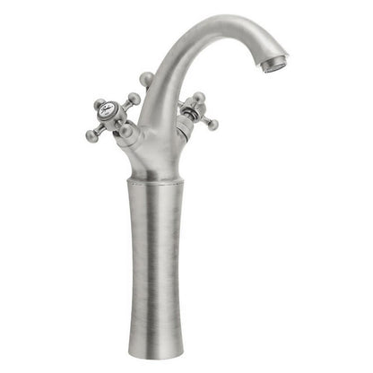 ANTEA Waschtischarmatur, hoch, mit Ablaufgarniturgarnitur, Höhe 300mm, Nickel
