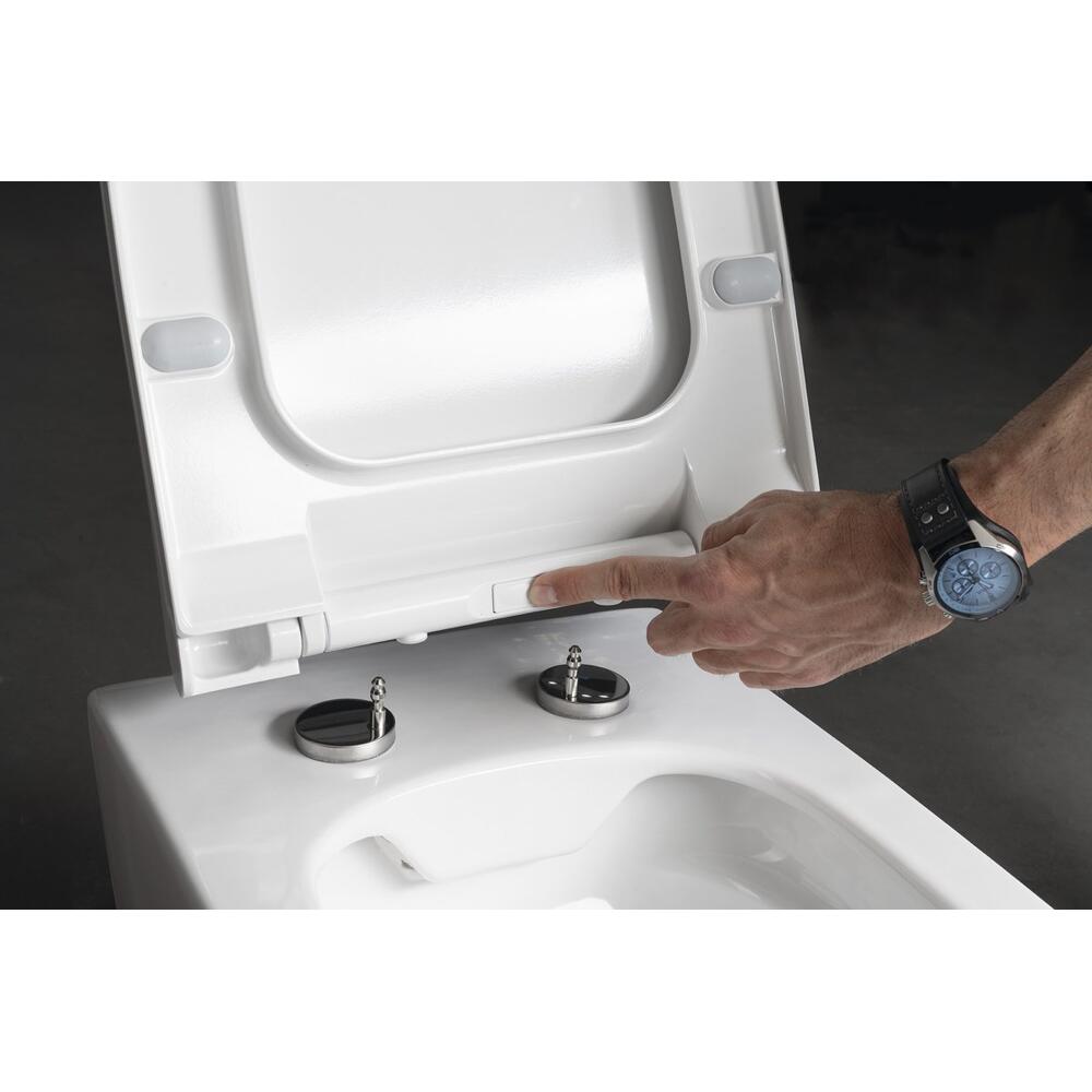 BELLO WC-Sitz, SLIM Soft Close, Weiß