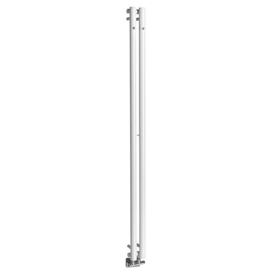 PILON Badheizkörper 122x1800mm, mit 2 Haken, Weiß matt