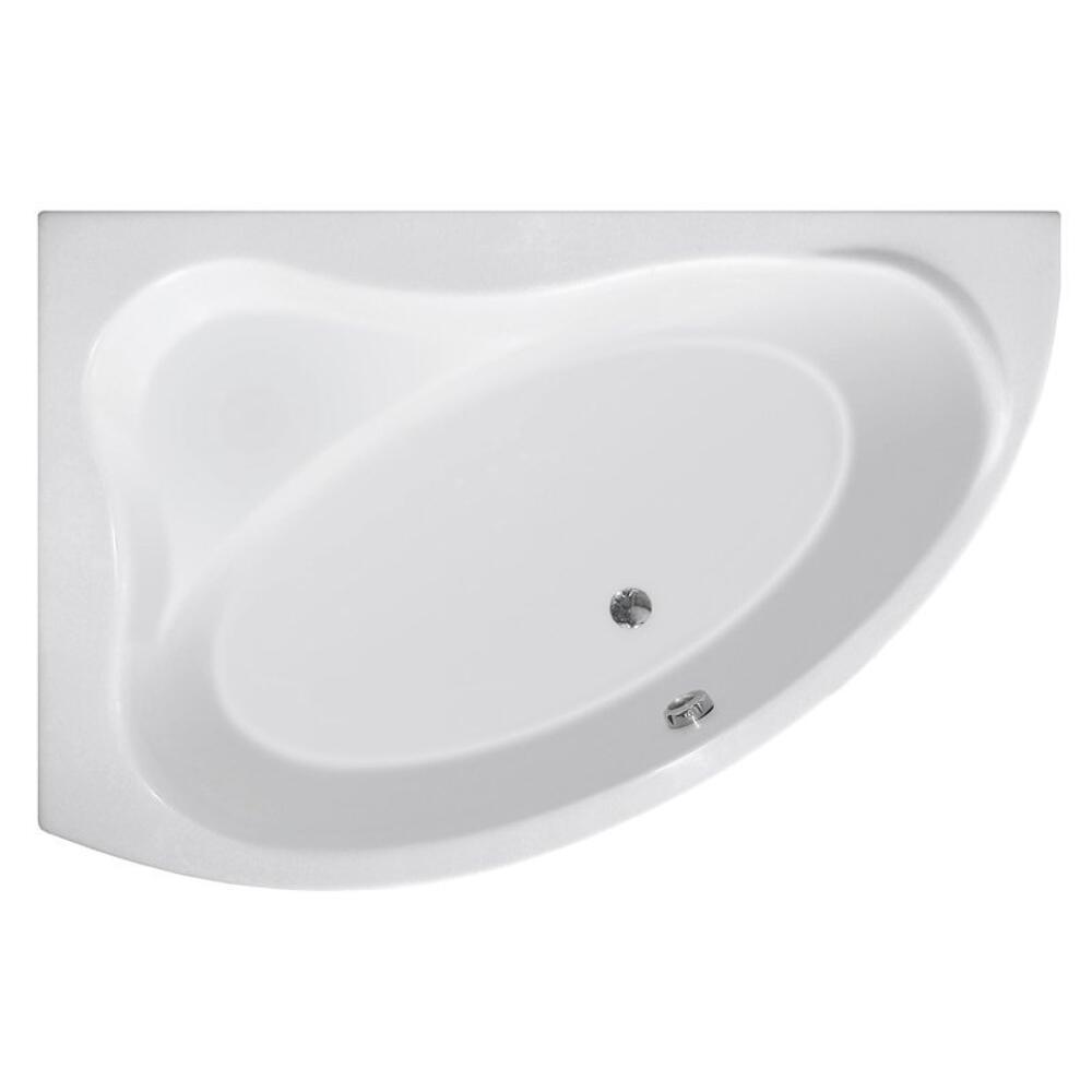 ORAVA Badewanne 150x90x38cm ohne Füße, links, weiß