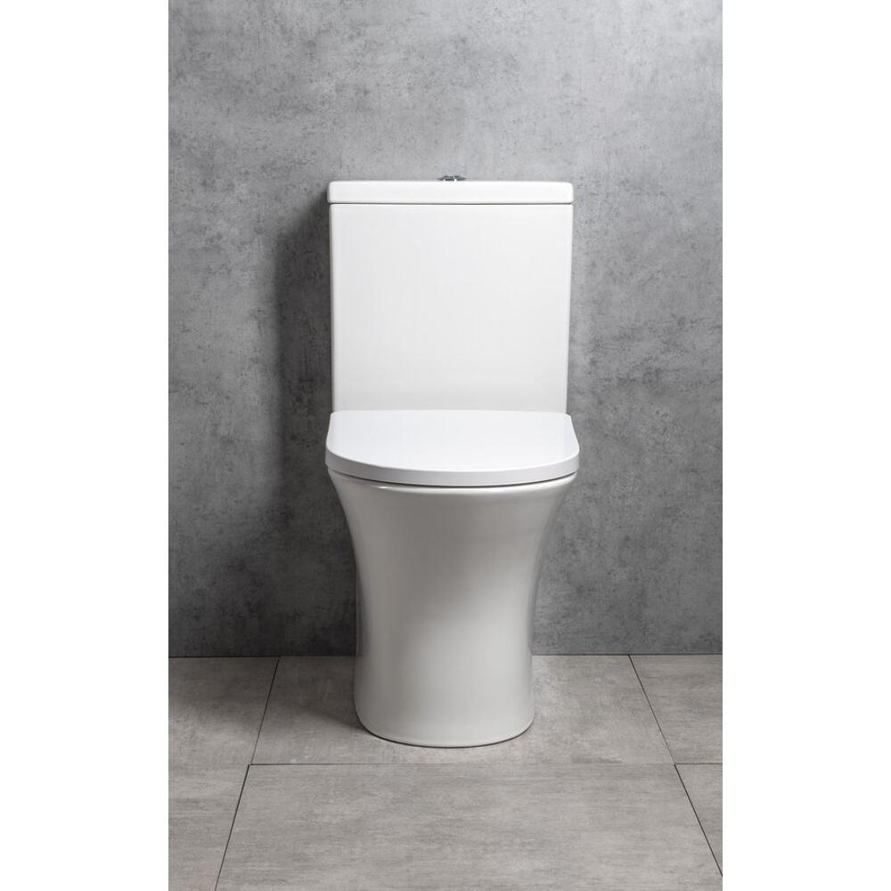 LEON  Kombi-WC, spülrandlos, Abgang senkrecht/waagerecht, weiß