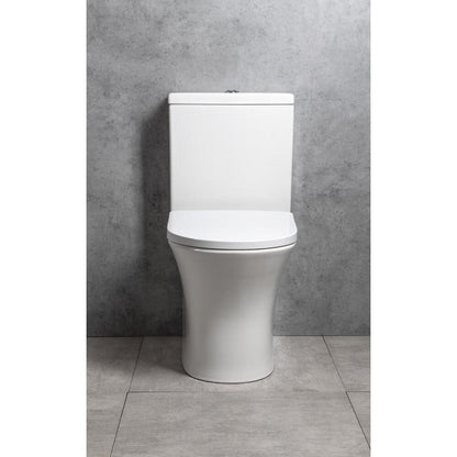 LEON  Kombi-WC, spülrandlos, Abgang senkrecht/waagerecht, weiß