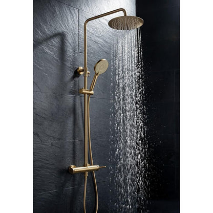 ICONIC Duschsäule mit Armatur, Gold matt