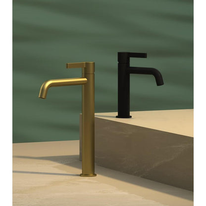 ICONIC Waschtischarmatur, hoch, Gold matt
