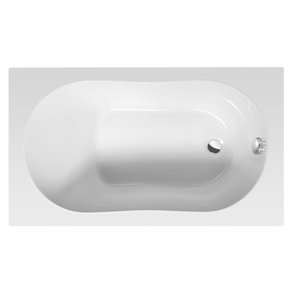 JIZERA Badewanne 120x70x39cm, ohne Füße,weiß