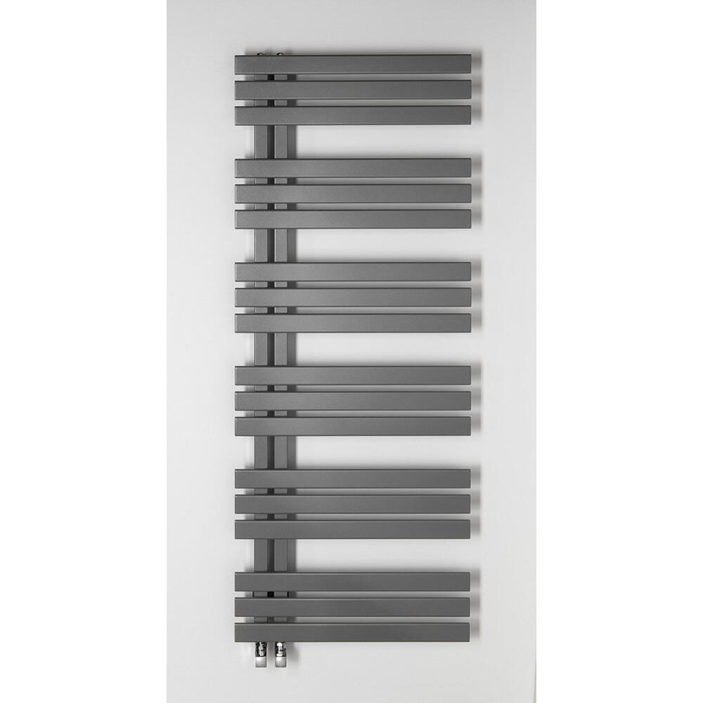 SILVANA Badheizkörper 600x1500 mm, Silber metall