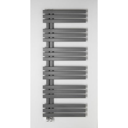 SILVANA Badheizkörper 600x1500 mm, Silber metall