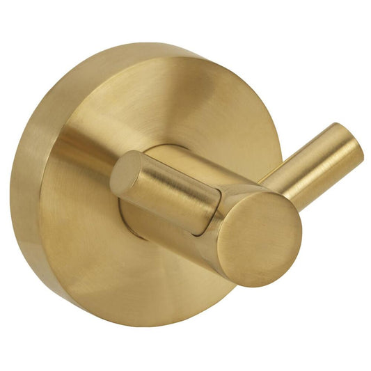X-ROUND GOLD Doppelhaken, Gold matt