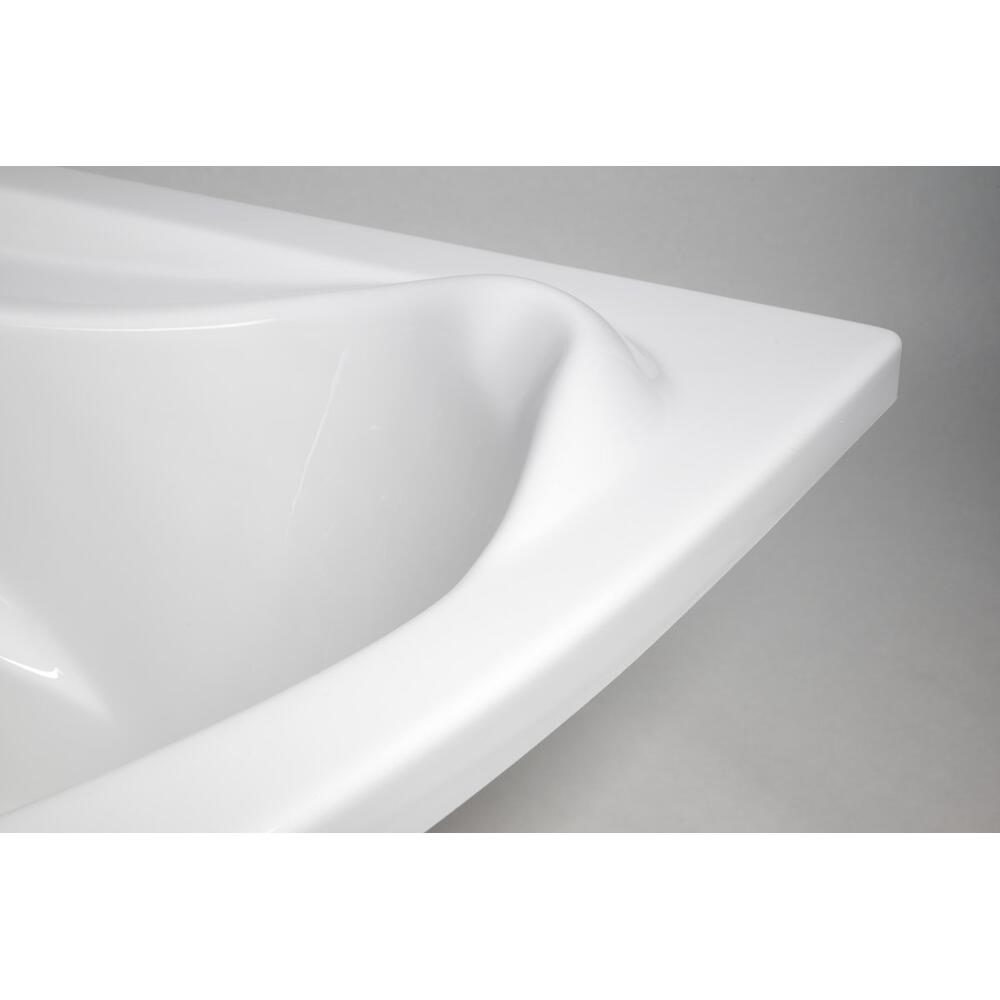DUNAJ Eckbadewanne 140x140x48 cm, weiß