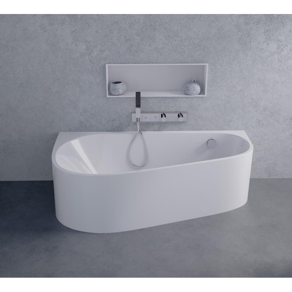 PROJEKTA DL MONOLITH Freistehende Badewanne 156x77x60cm, weiß