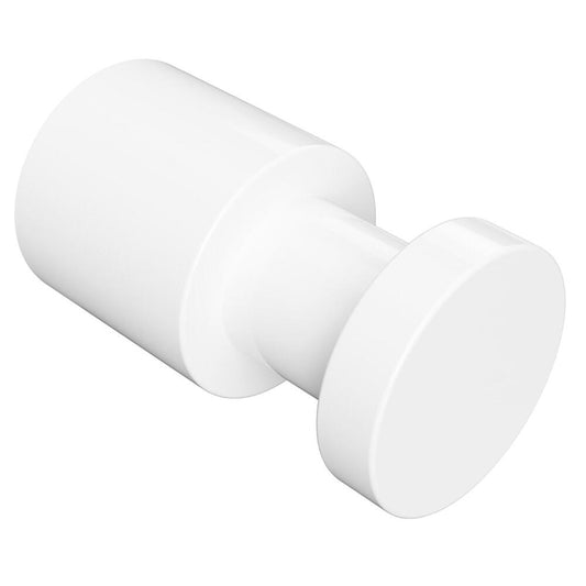 X-ROUND WHITE Haken 30mm, Weiß matt