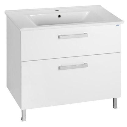 ZUNO 85 Keramik-Waschtisch 85x45cm, weiss