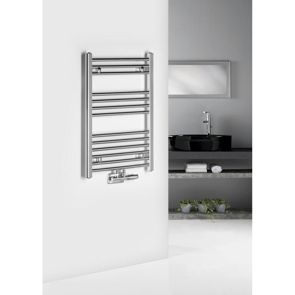 ALYA Badheizkörper gerade 500x803mm, Mittelanschluss, 200W,Chrom