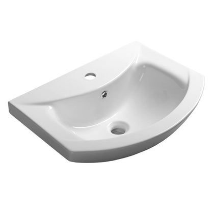 ZERO Keramik-Waschtisch 55x43,5cm, weiss