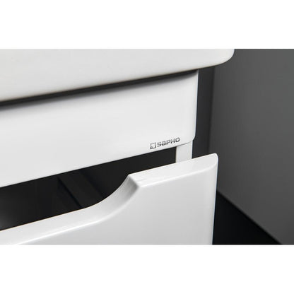 ELLA Unterschrank 56,5x65x43cm, 2x Schublade, weiß