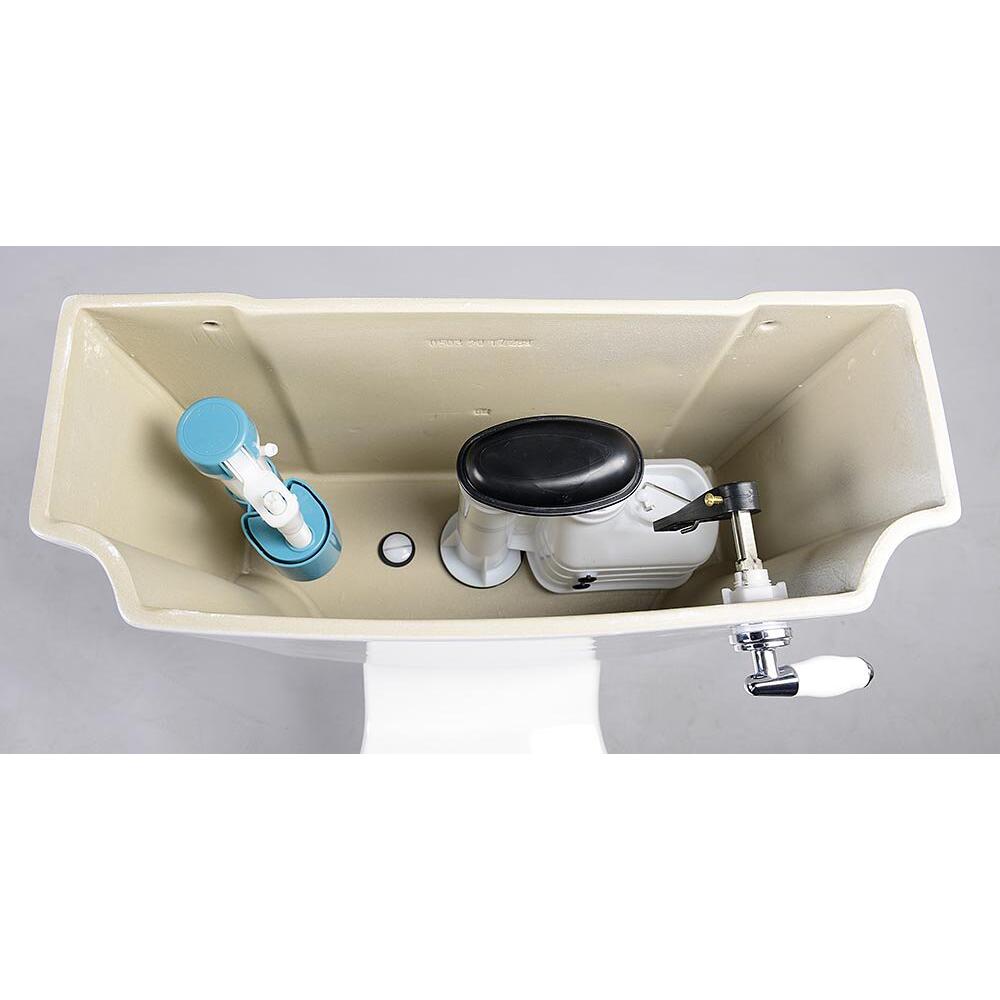 ANTIK Retro Kombi-WC + WC-Sitz, weiß