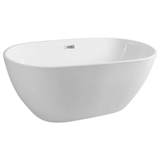DOURO Freistehende Badewanne 150x82cm, weiß