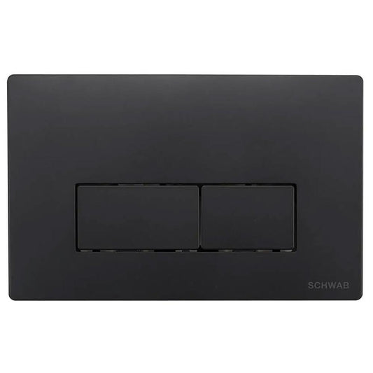 SCHWAB PLUTO Betätigungsplatte, 247x160 mm, Schwarz
