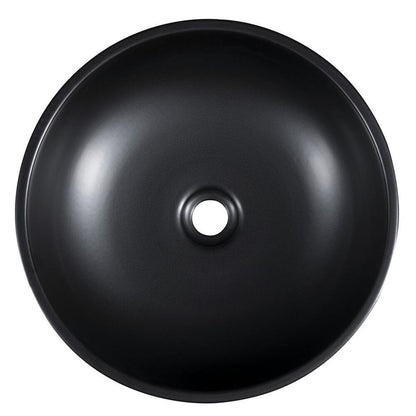 PRIORI Keramik-Waschtisch Ø 41cm, Schwarz/Grün
