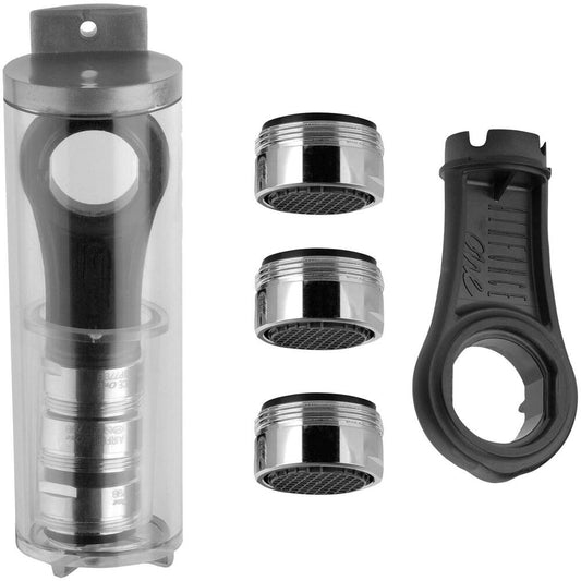 SET 3x Perlator ANTICALC, Außengewinde M24x1 und Schlüssel, Chrom