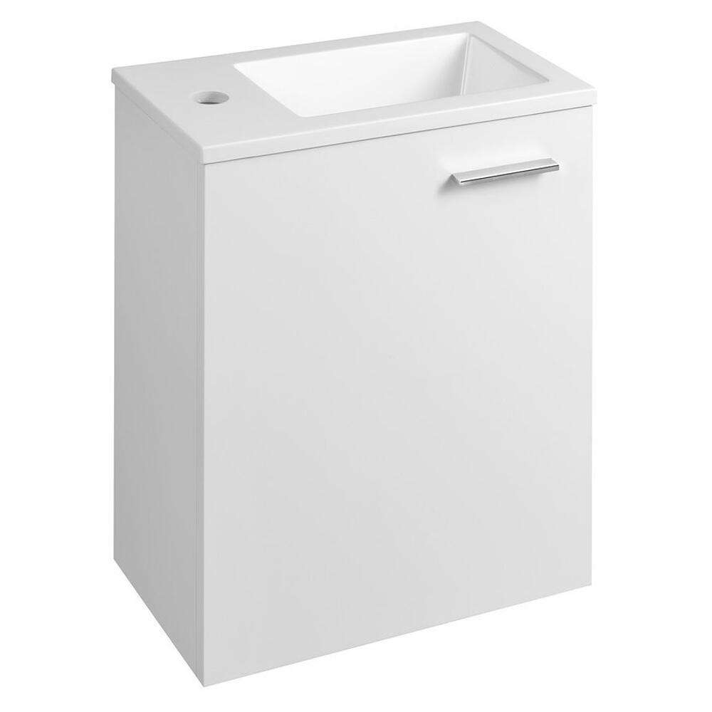 ZOJA Unterschrank mit Waschtisch 40x22 cm, weiß