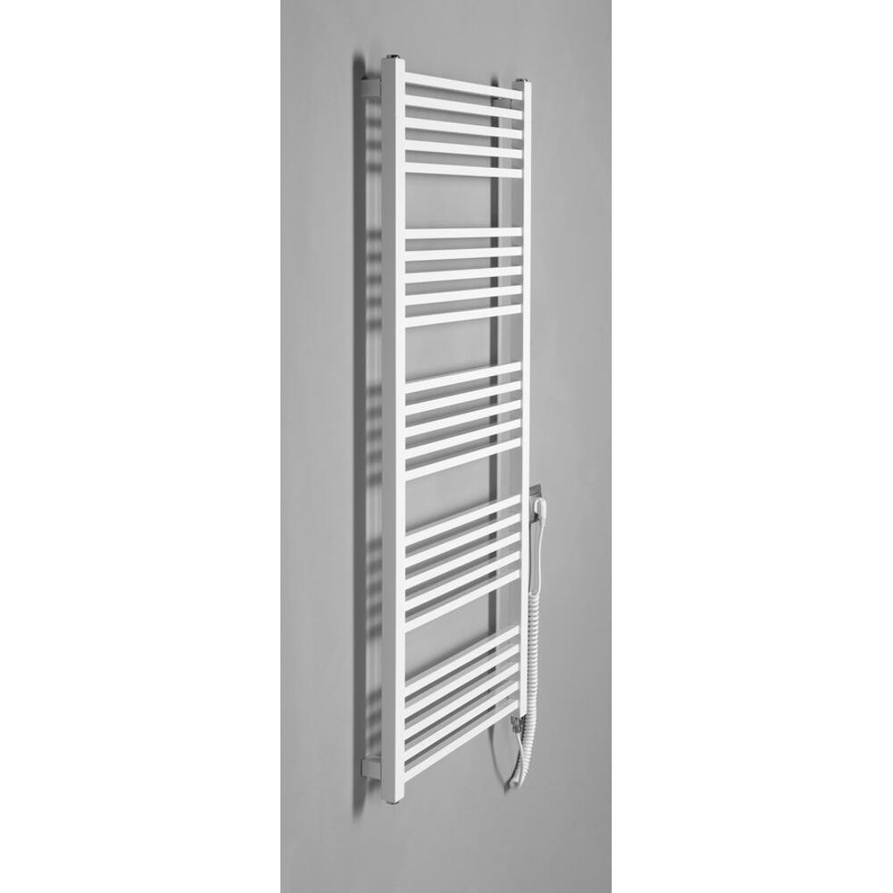 METRO-E Elektrischer Badheizkörper, gerade, 500x1340 mm, 500 W, Weiß