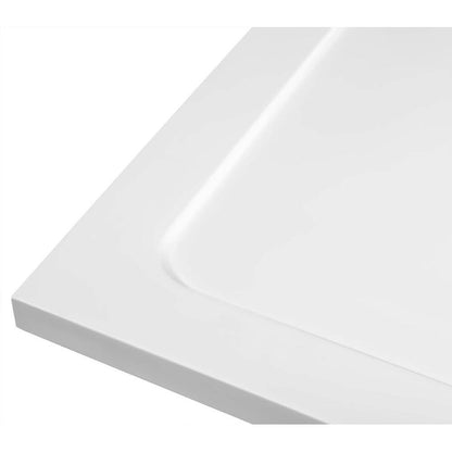 TECMI Gussmarmor-Duschwanne 120x80x3cm