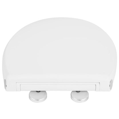 PHARO WC-Sitz mit LED-Licht, Soft Close, Easy Take, Weiß
