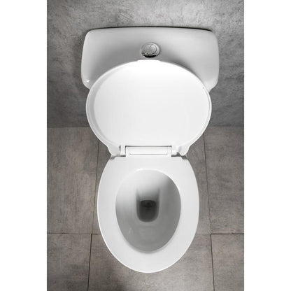 JOSE Kombi-WC, Abgang waagerecht, weiß