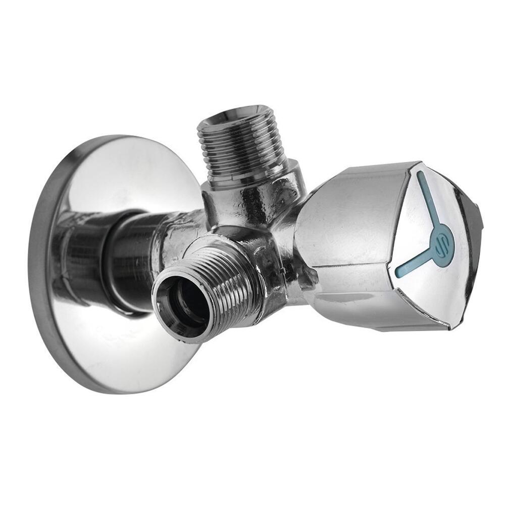 Kombi-Eckventil A-80 1/2"x3/8"x3/8" mit zwei Anschlüssen, antical