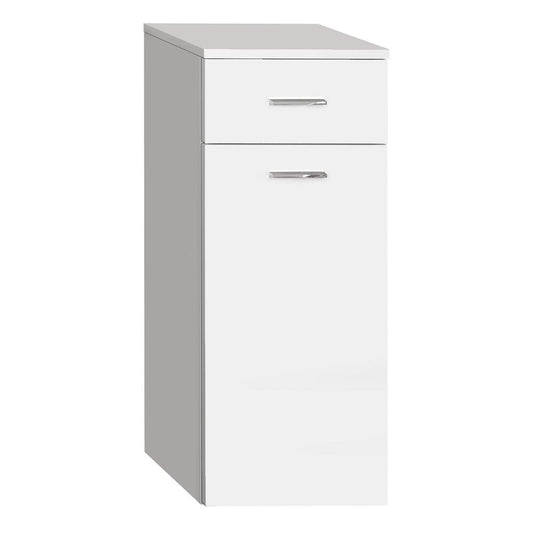ZOJA/KERAMIA FRESH Unterschrank mit Wäschekorb 35x78x29cm, weiß