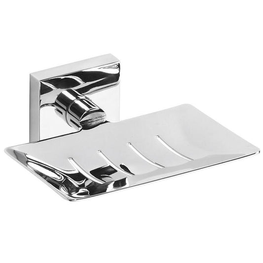 X-SQUARE Seifenschale mit Löcher, Chrom