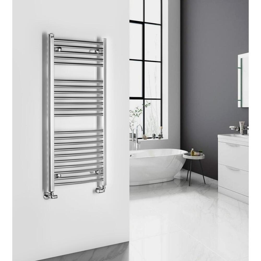 ALYA Badheizkörper gebogen 500x1110mm, 300W,Chrom